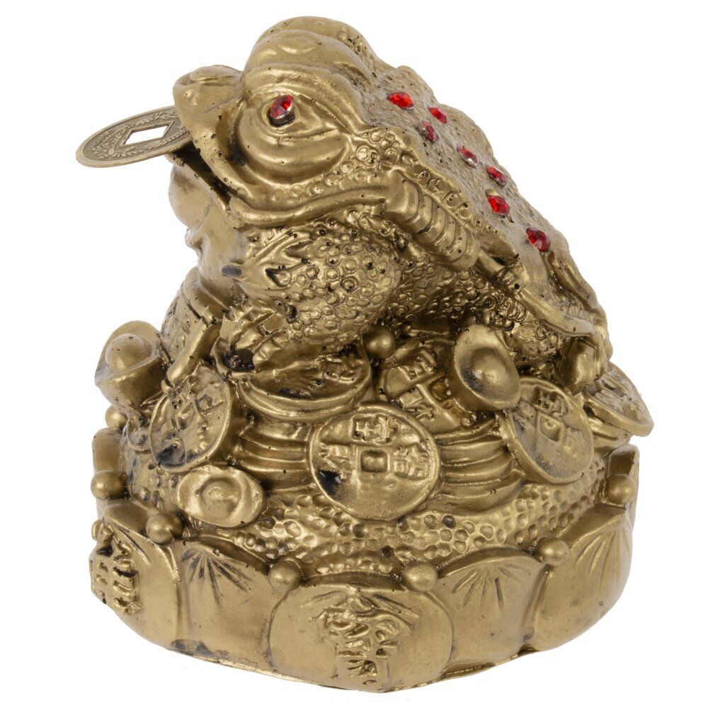 GAEM Фигурка декоративная "Лягушка денежная", L7,5 W7 H7,5 см