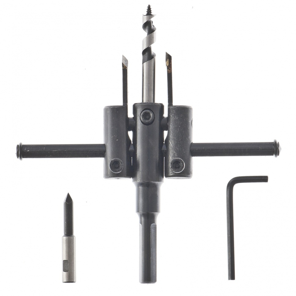 Сверло по дереву регулируемое "Балеринка", 30-200 мм// Matrix 704920 Вывод