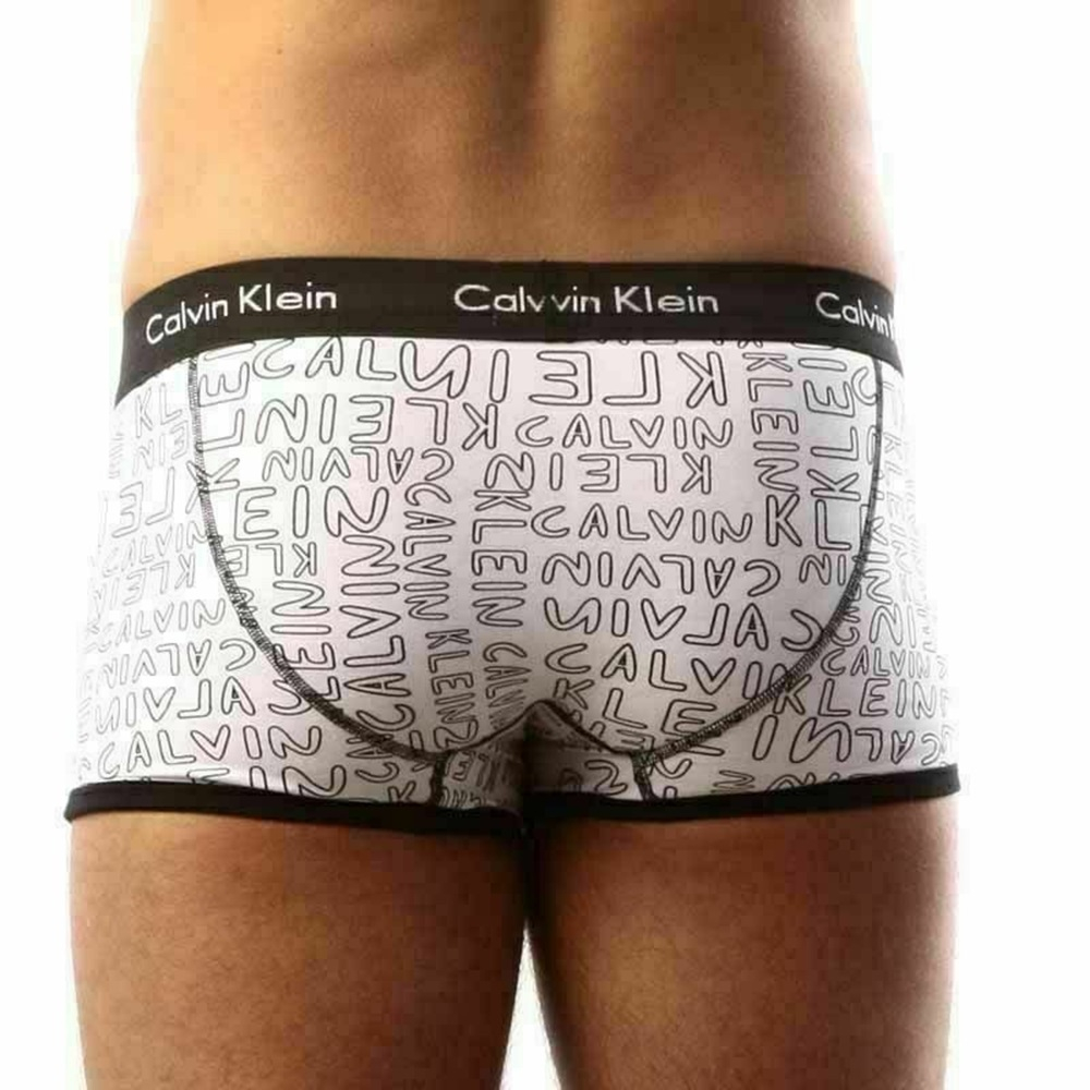 Мужские трусы боксеры Calvin Klein 365 print Black CK