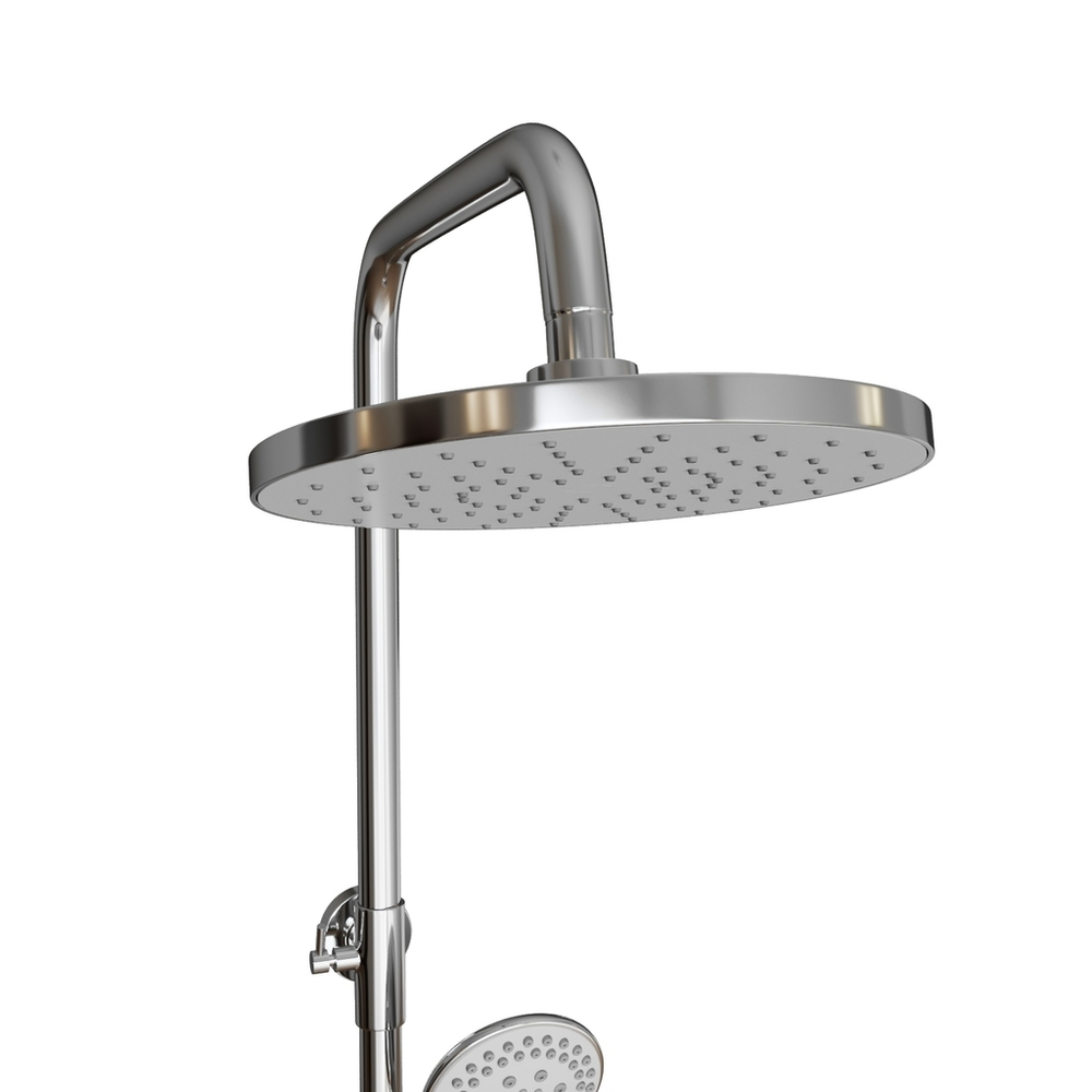 Душевая система 35к MIXLINE ML2429 излив лейка 3 позиции +лейка "Тропический душ" ХРОМ