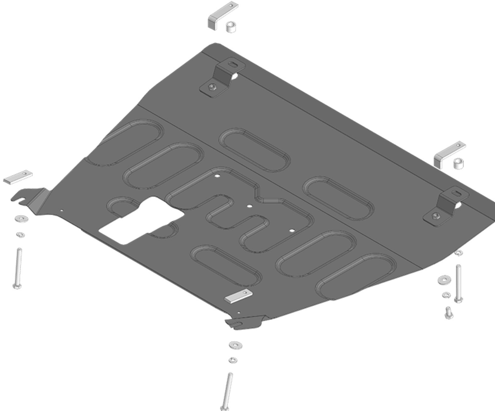 Защита двигателя и кпп для DFSK Fengon Ix7 Motodor.78610