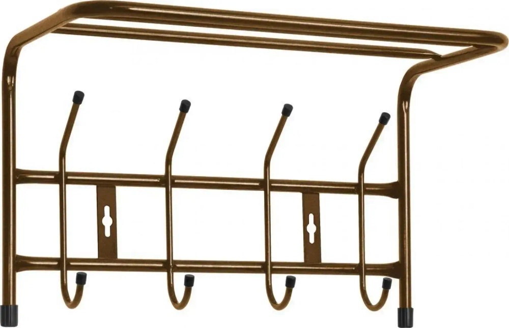 Вешалка настенная 405*265*245 (4 крючка) медный антик ВП4/А