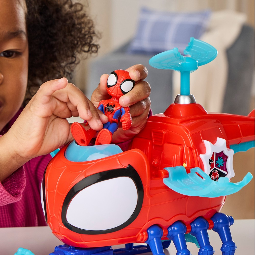 Hasbro SPIDEY i super-kumple - Шпайди и супер-друзья - Вертолет Team Spidey Copter + фигурка G1969