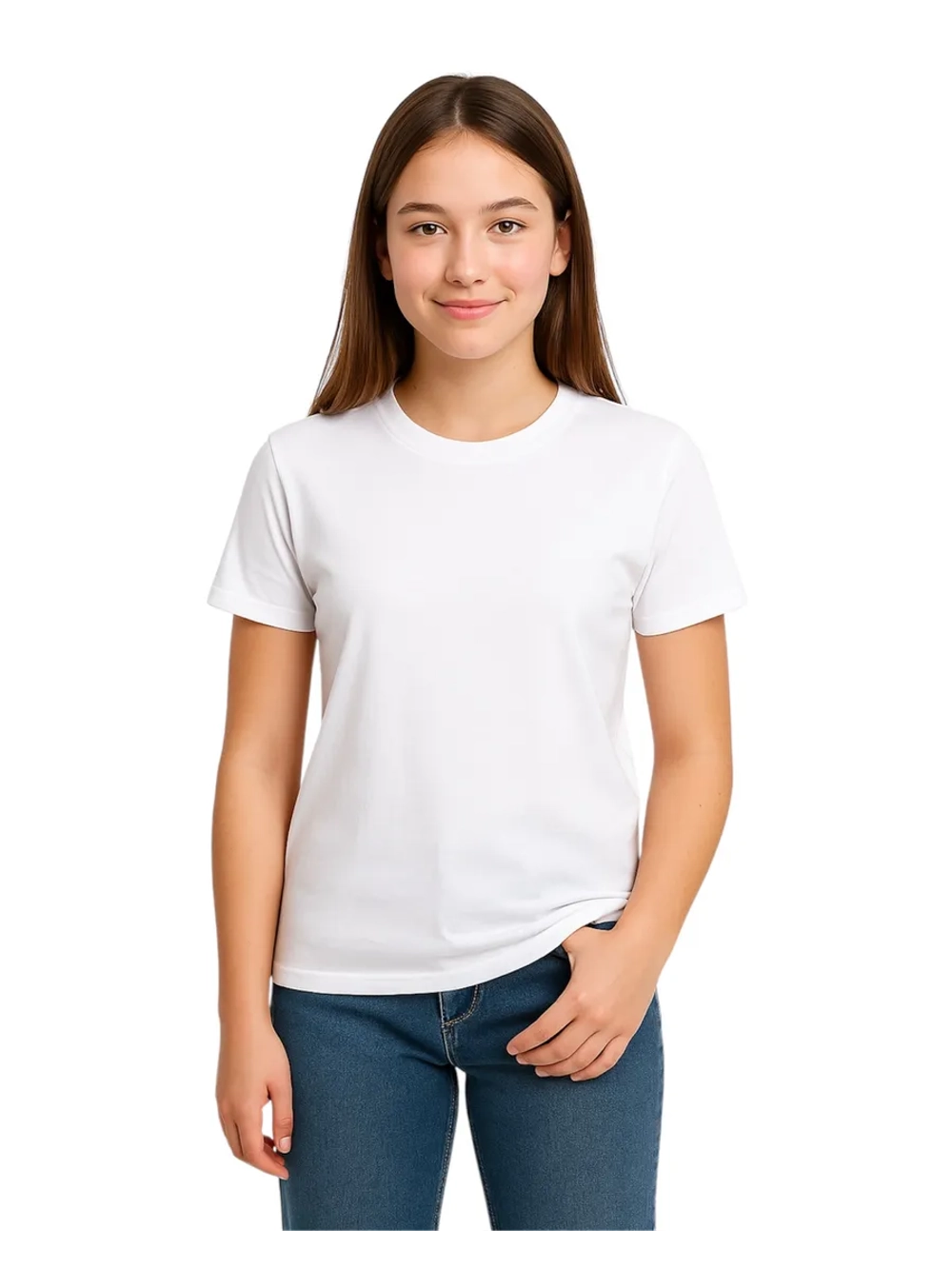 Футболка белая ALGA базовая