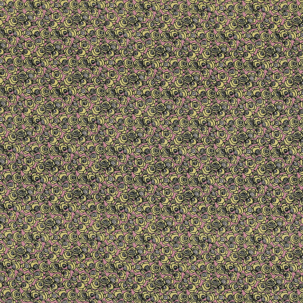 Тонкий хлопковый батист с мелком цветочным принтом