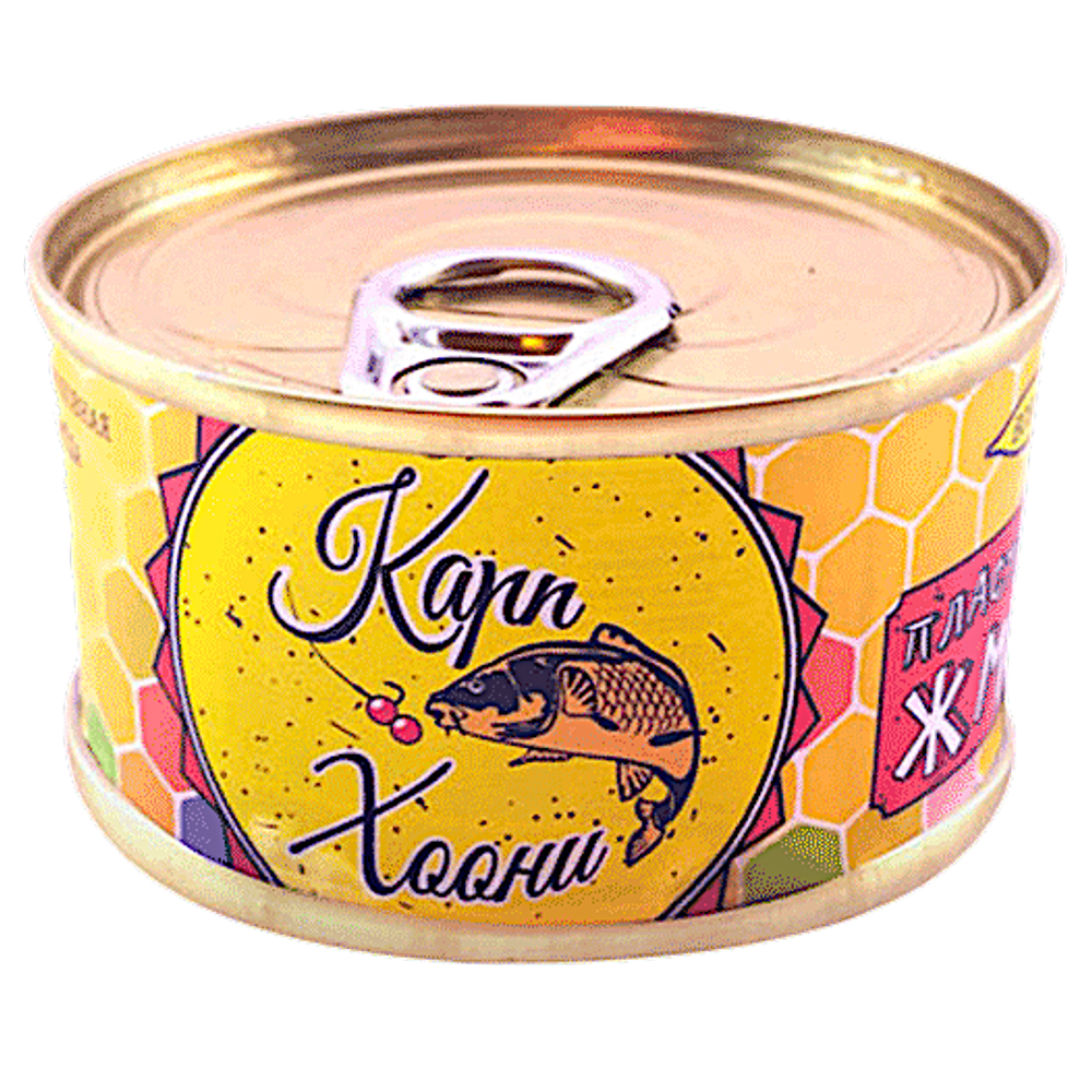 Жмых Пластичный Bogos Карп Хоони 130г в ж/б с ключом