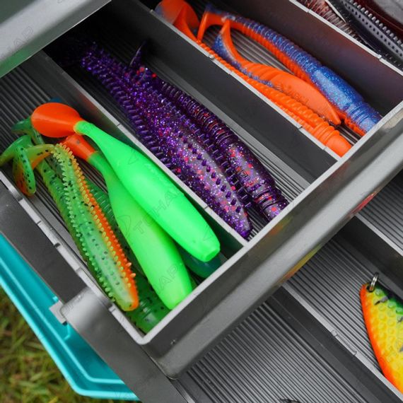 Ящик для снастей NISUS Tackle Box трехполочный бирюзовый (N-TB-3-Т)