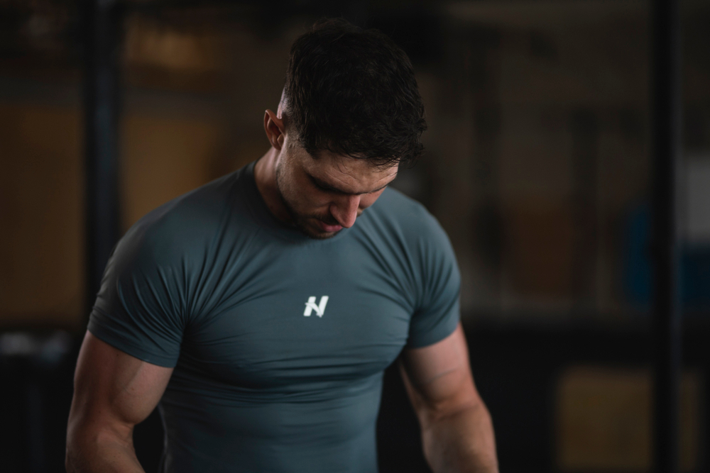 Футболка Functional Slim-Fit T-shirt 324 Серая