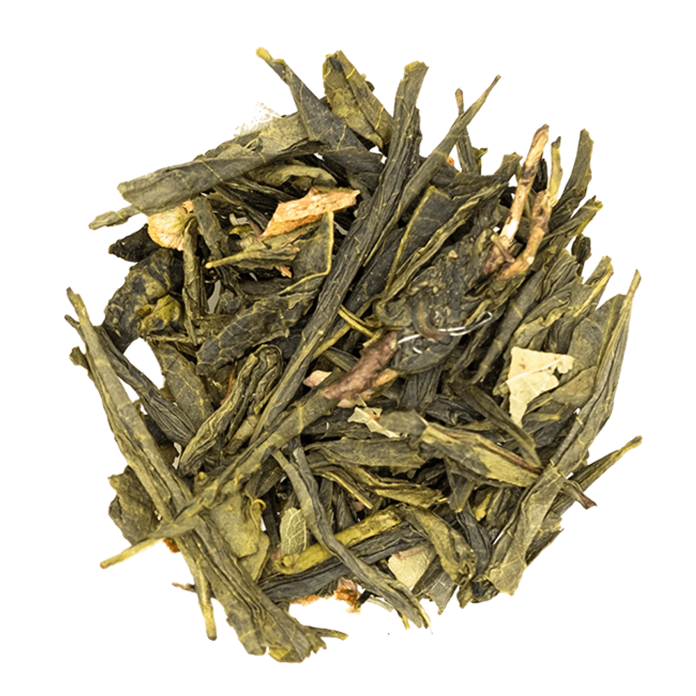 Зелёный чай с добавками