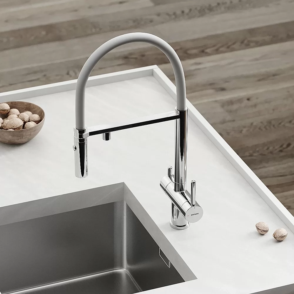 Смеситель для кухни Sancos Imola SC4010CHwh хром