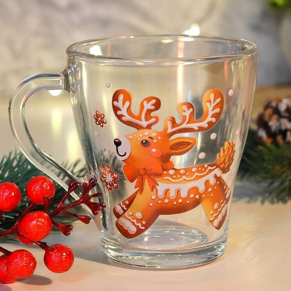 Кружка "Грация" Новогодний пряник 250мл