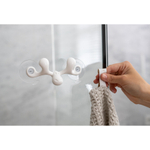 Крючок для душа настенный sven, organic, молочный