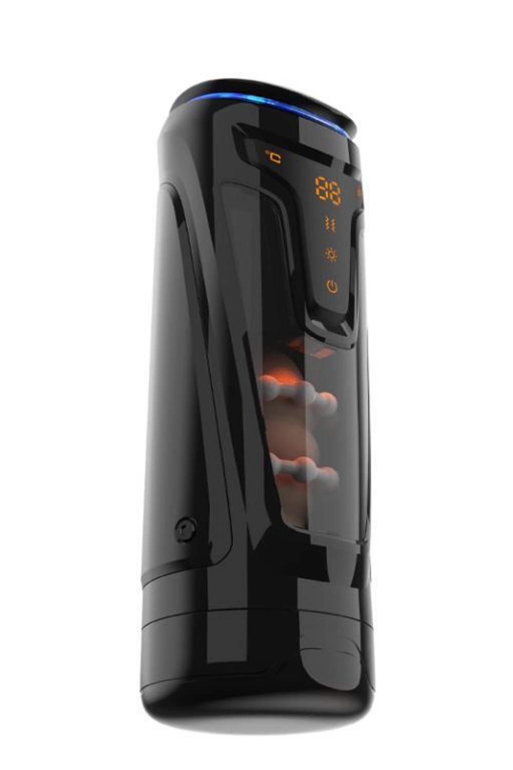 Инновационный мастурбатор Amovibe Warrior с пенетрацией и массажем бусинами