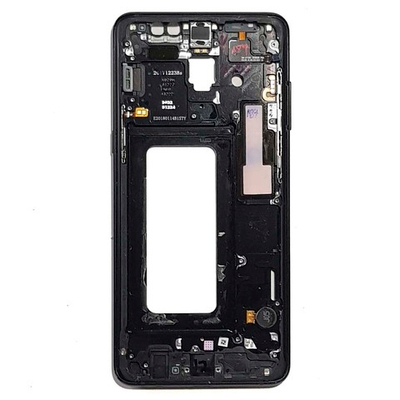 Рамка дисплея для телефона Samsung Galaxy A8+ (SM-A730F), Черная