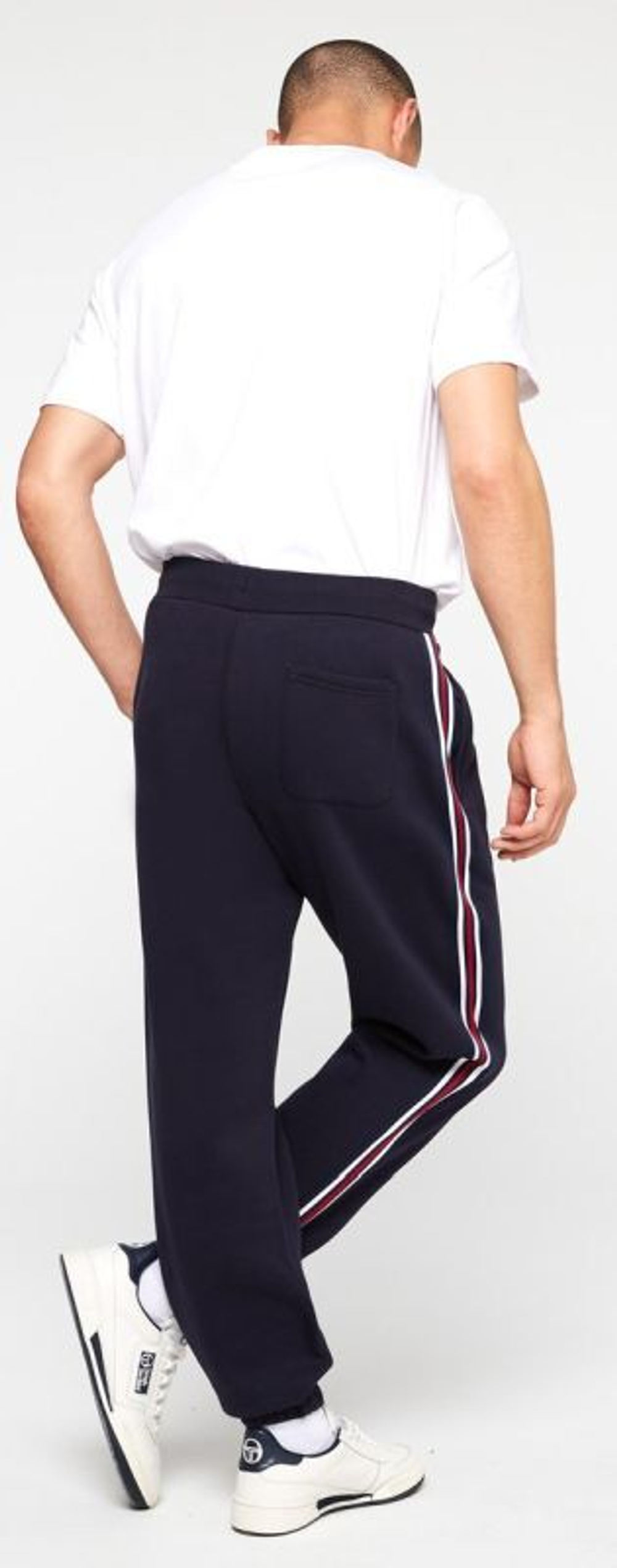 Мужские теннисные штаны Sergio Tacchini Nasti Pant - navy/blue
