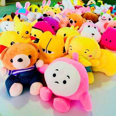 Мягкие игрушки 20 см - микс 100 шт.