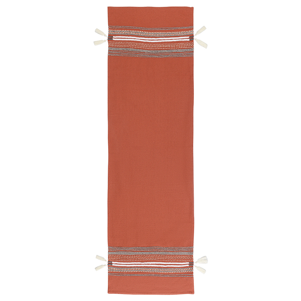 Дорожка на стол с вышивкой braids из коллекции ethnic, 45х150 см