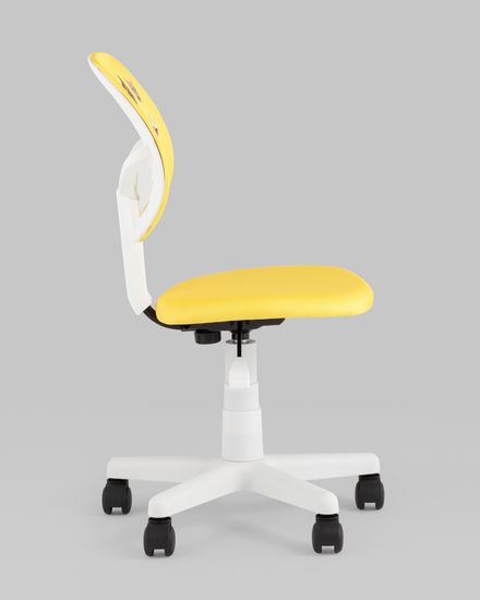 Кресло компьютерное детское ЛОЛО Pet Lover желтый пластик белый