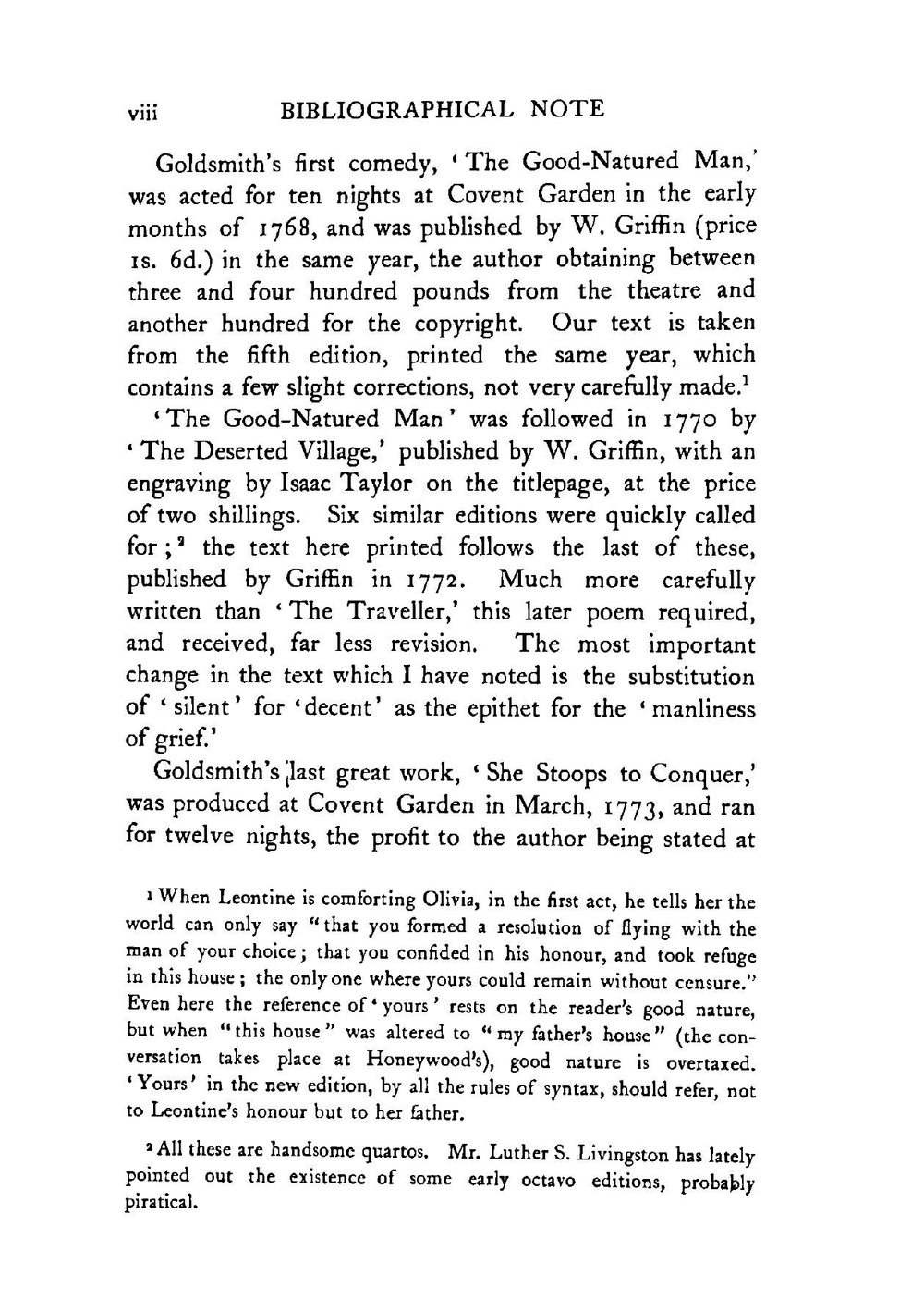 Select works of Oliver Goldsmith. comprising The vicar of Wakefield, Plays and poems | Oliver Goldsmith
