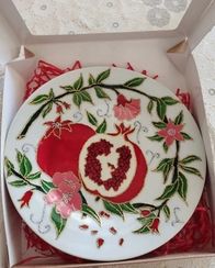 Vitraj boyama Nar bağı