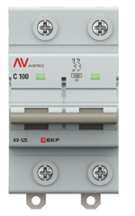 Автоматический выключатель  EKF mcb125-2-100C-av