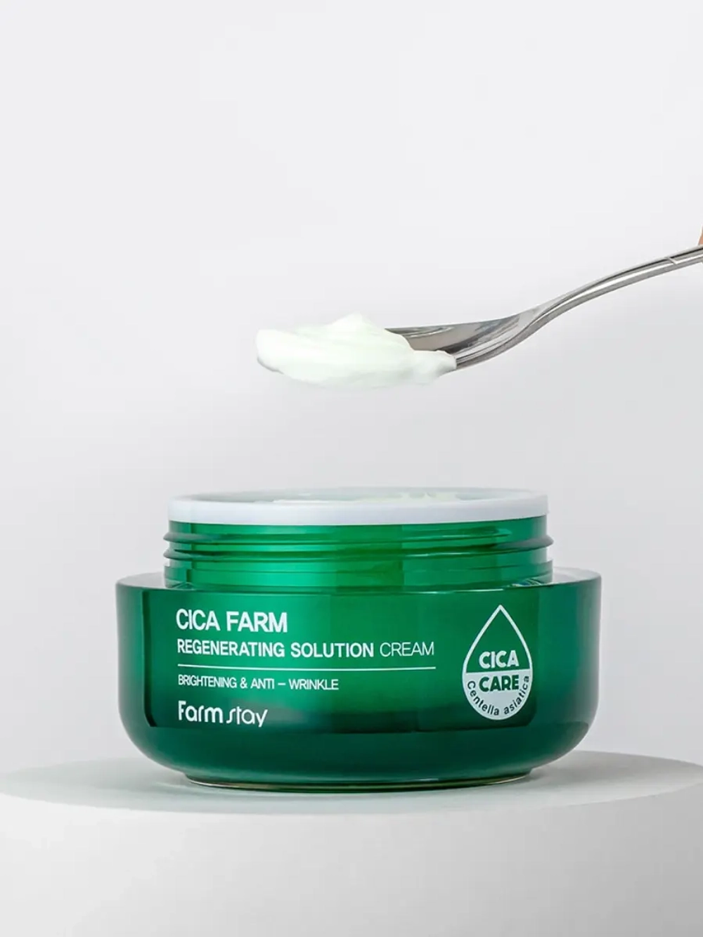 FARMSTAY - КРЕМ ДЛЯ ЛИЦА С ЭКСТРАКТОМ ЦЕНТЕЛЛЫ CICA FARM REGENERATING SOLUTION CREAM, 50 МЛ.