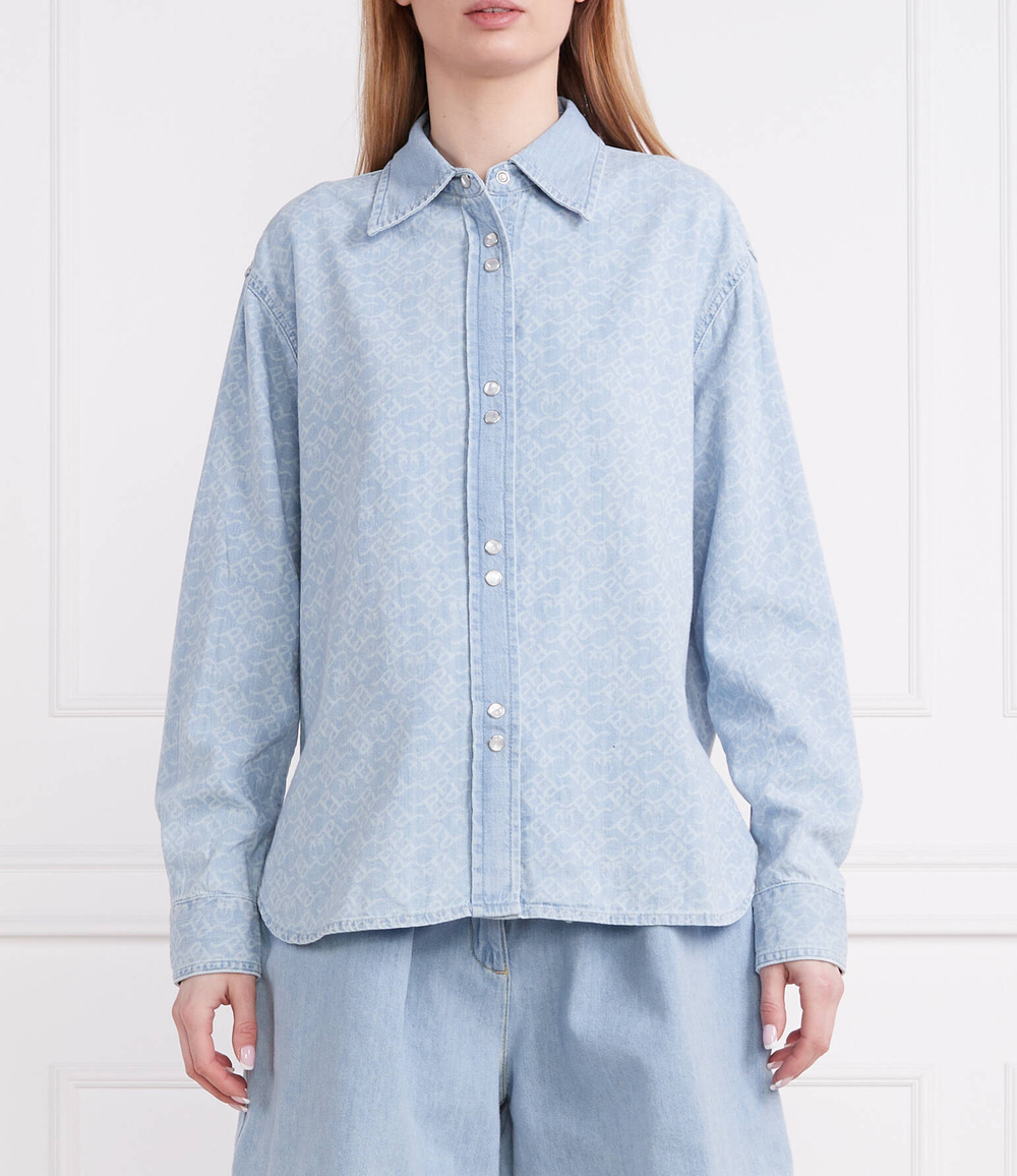 рубашка campionato Pinko - голубой(100816 A0FO)