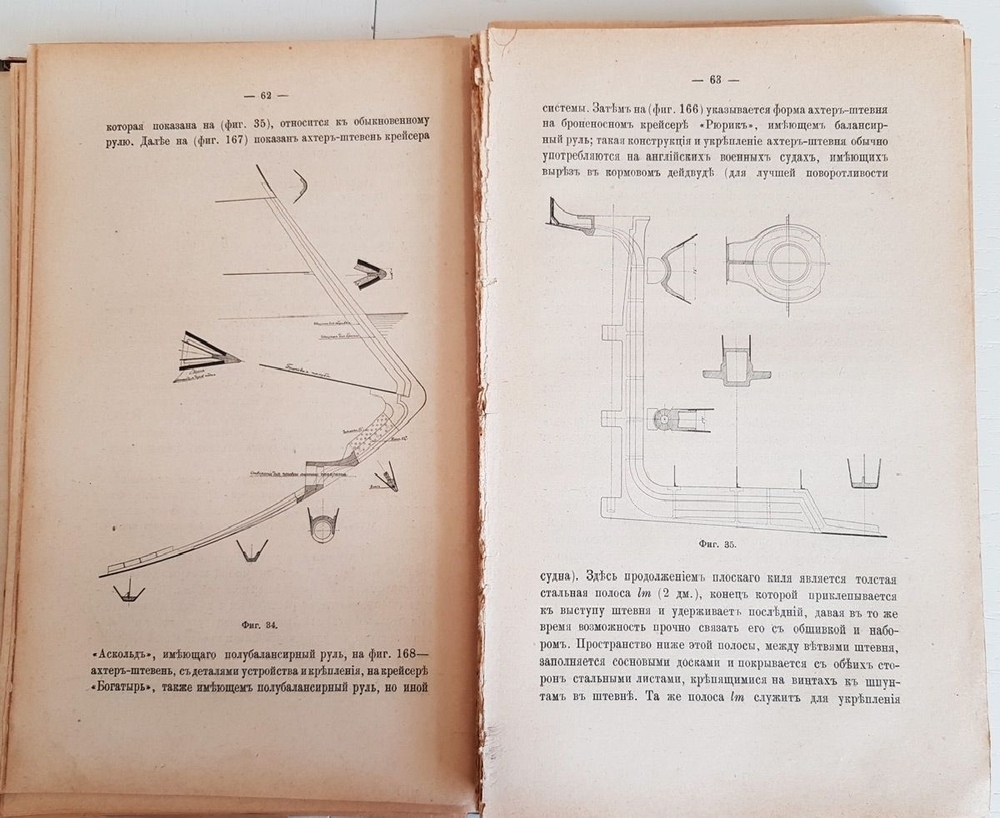"Практика кораблестроения. Часть 1: Устройство, проектирование, постройка и ремонт современных военных и коммерческих судов". А.Шершов. 1912 г.