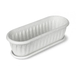 Кактусница Фелиция мрамор с поддоном (комплект 24 шт)