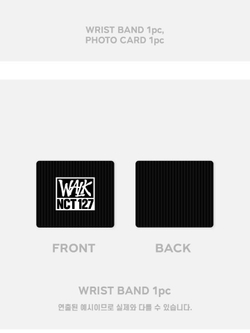 товары NCT 127 - WALK MD WRIST BAND