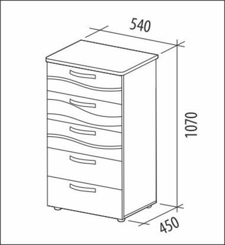 Соната 98.19 (DaVita) Комод