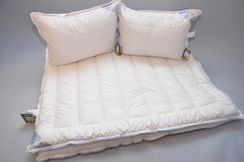 Одеяло Пух козы Кашемир Cashmere  всесезоннее с кружевом