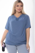 Блуза "Вега" (голубая) Б9019 LT Collection
