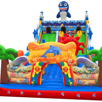 Коммерческий батут "Морские приключения" 12*6*5 м