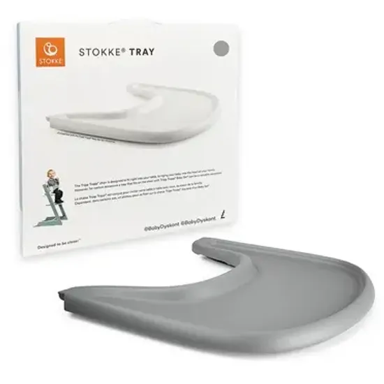Стульчик для кормления STOKKE Tripp Trapp комплект 4 в 1 (Storm Grey)