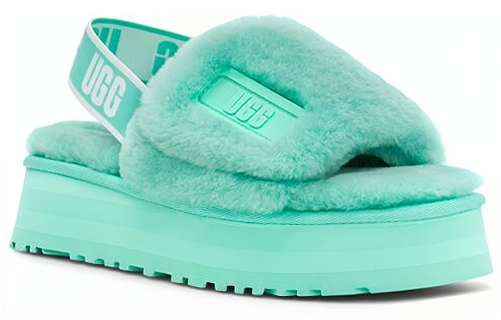 UGG DISCO Slide Stylish Sandal Women"s Green
