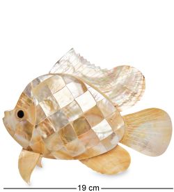 Decor and Gift 54-008-03 Декоративное изделие из перламутра «Рыба»