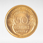 France, 50 Centimes 1939 - Pierre-Alexandre Morlon, AU