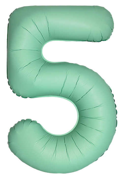 FM (40''/102 см) Цифра, 5 Slim, Мятный, Матовый, 1 шт. в уп.