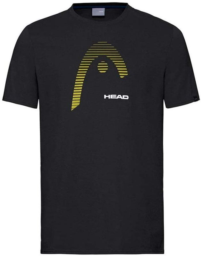 Футболка для мальчика теннисная Head Club Carl T-Shirt JR - black