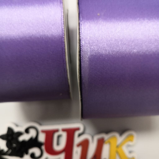 Лента атласная 5 см (Лавандовая) - 27 метров