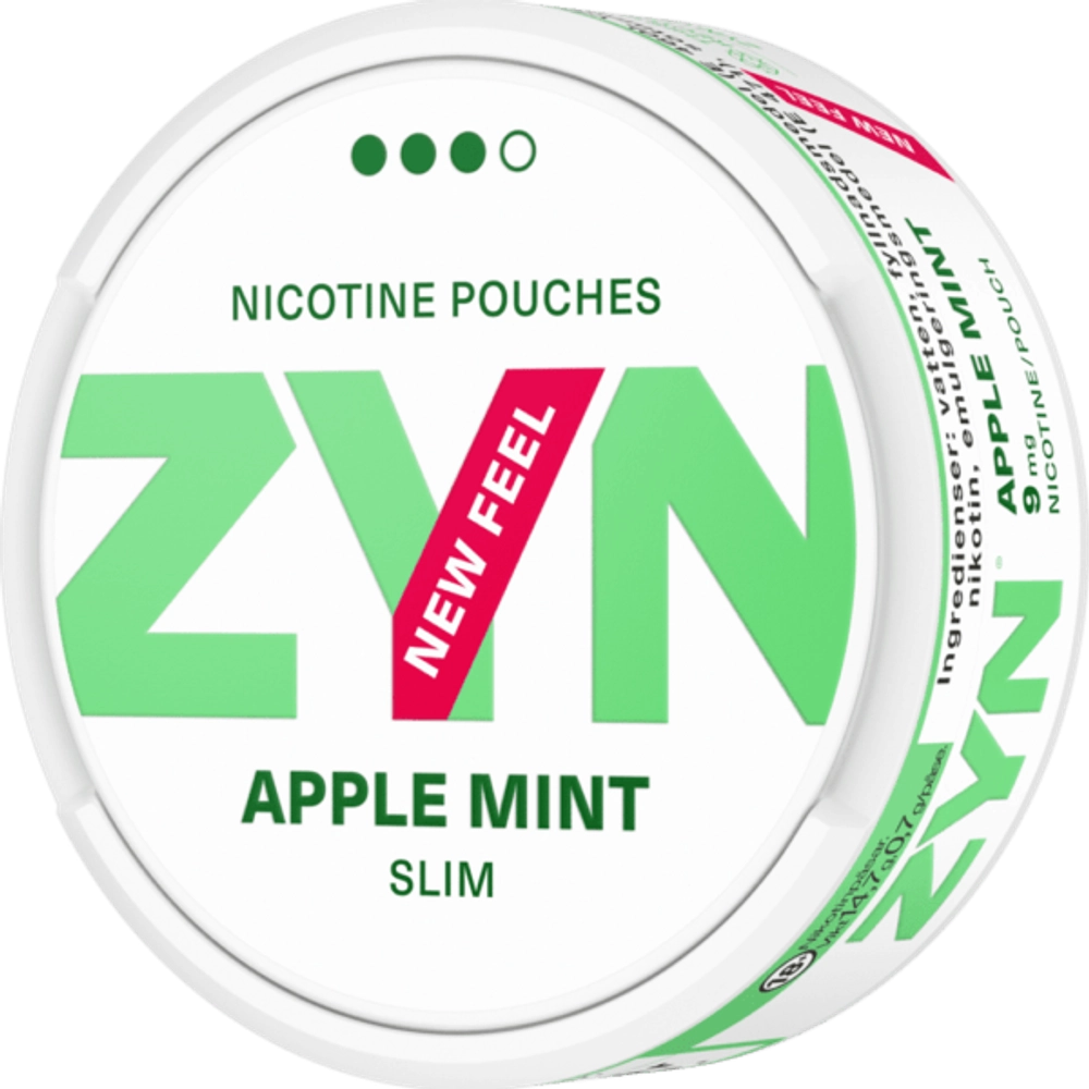 ZYN APPLE MINT (9 МГ) - МЯТНОЕ ЯБЛОКО