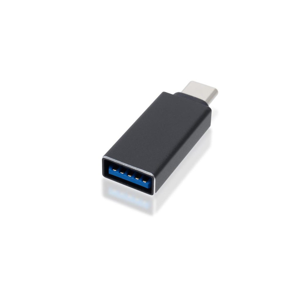 Адаптер-переходник ROSCO OTG Type-C to USB оптом (арт. OTG-ADAPTER-TYPE-C-BLACK)