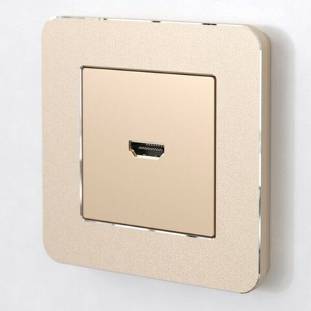 Рамка на 1 пост Platinum (шампань)