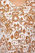 Платье Иоланда (бело-коричневое) П13678-5М LT Collection