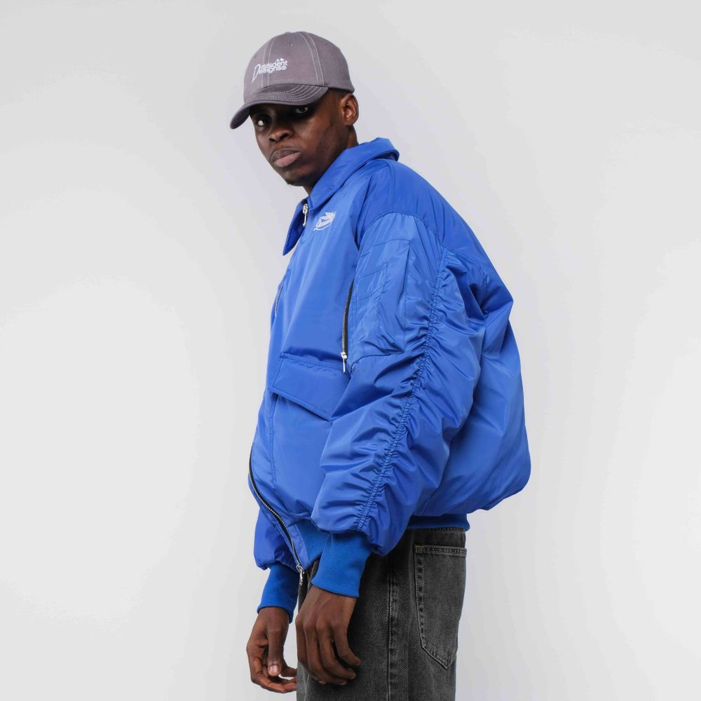 Бомбер Dissident Utopie синий