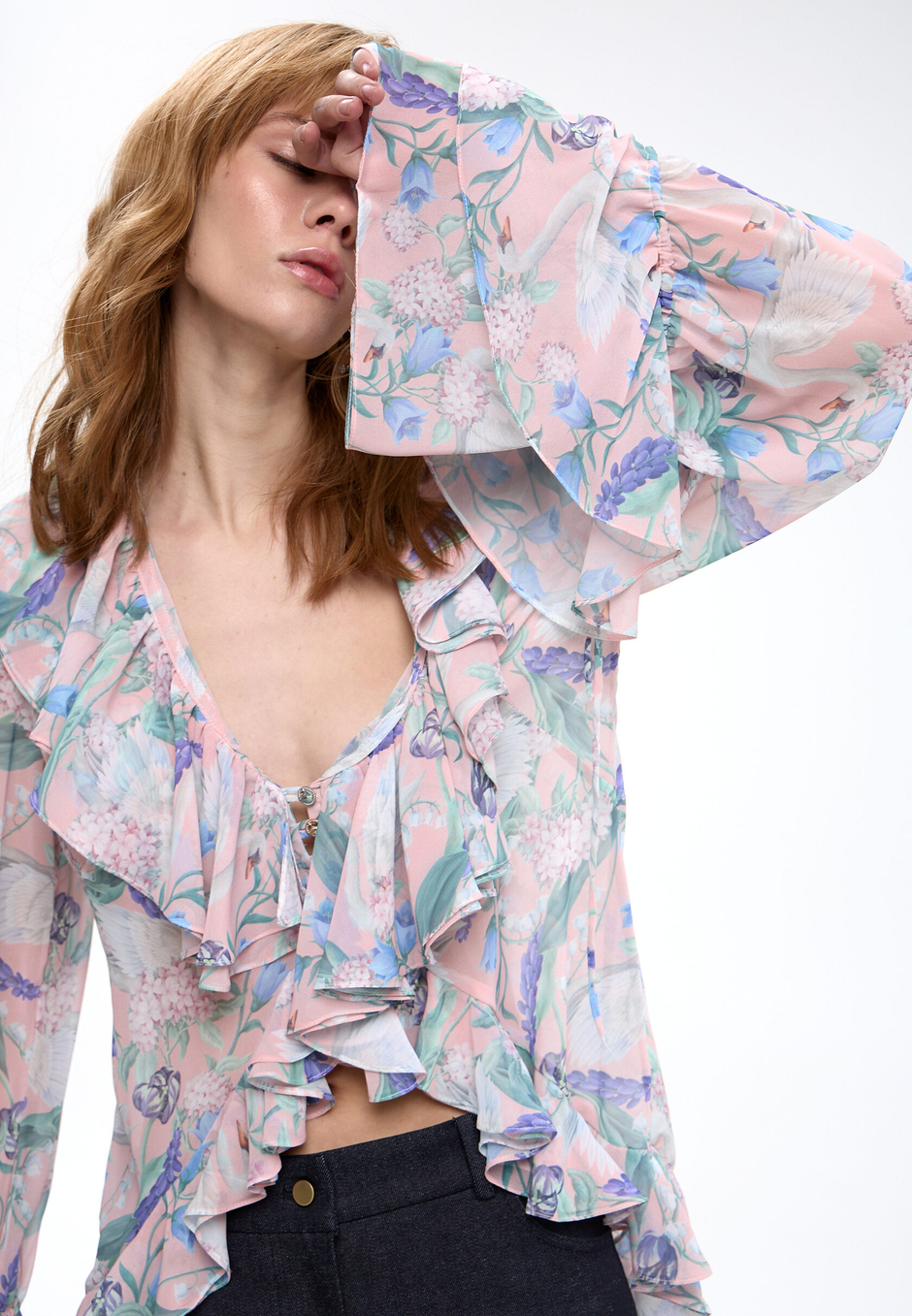 Блуза ANNA SWAN & FLOWERS