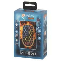 Мышь Intro MG278 игровая проводная 800-3600dpi черная