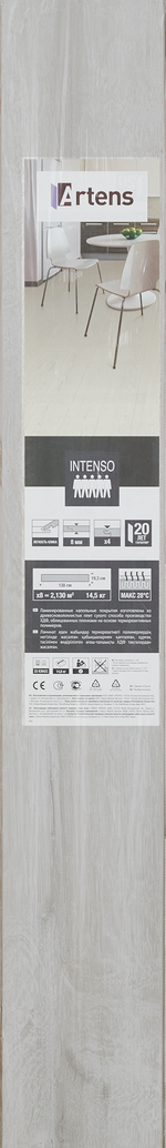 Ламинат «Дуб Фабиан» 33 класс толщина 8 мм с фаской 2.131 м²