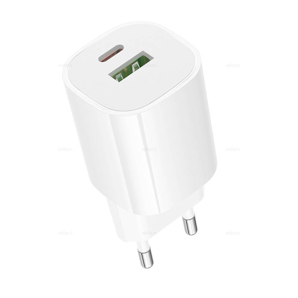 Зарядное устройство PD20W+QC3.0 Borofone BA104A (white)